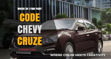 Locate Your Chevy Cruze Paint Code: A Quick Guide