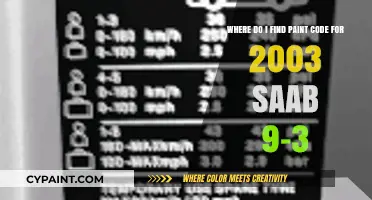Decoding the Perfect Paint Match for Your 2003 Saab 9-3