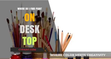 Finding Paint on Your Desktop: A Quick and Easy Guide