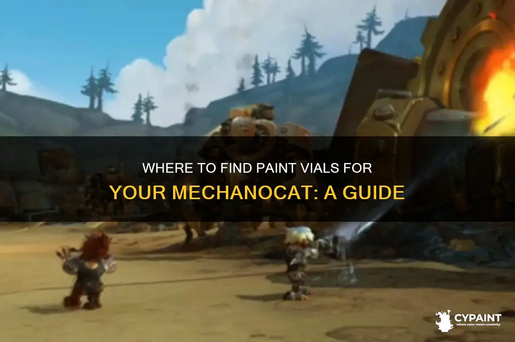 where do i find paint vials for my mechanocat