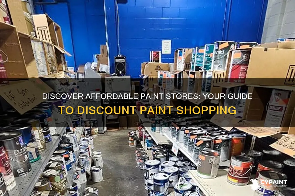 where do i find store with discount paint