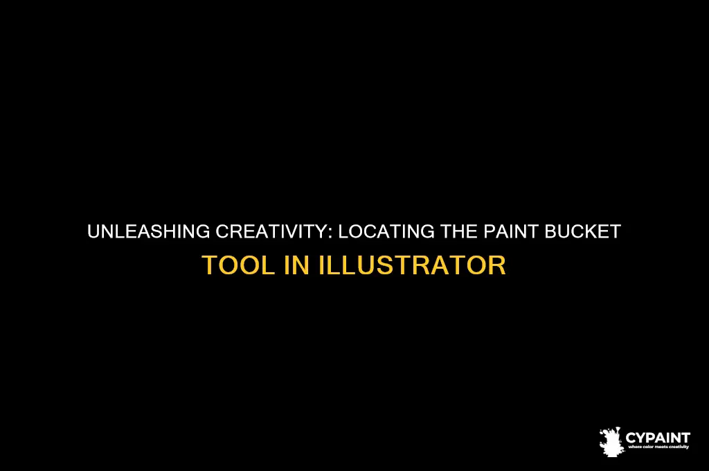 where do i find the paint bucket tool in illustrator