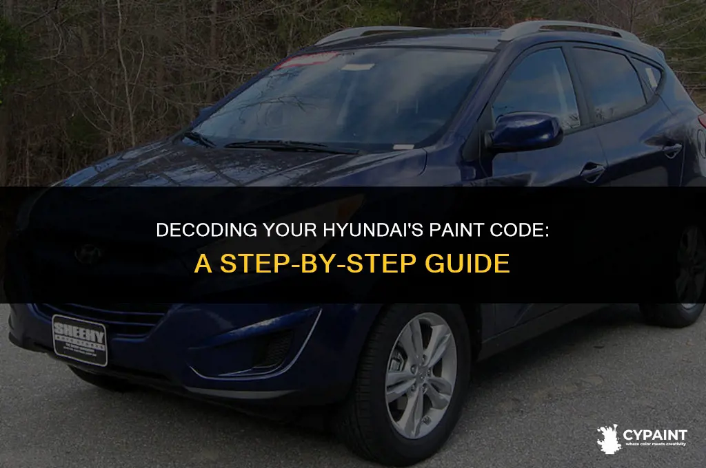 where do i find the paint code on a hyundai