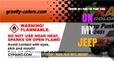 Decoding Your Jeep's Paint Code: A Step-by-Step Guide