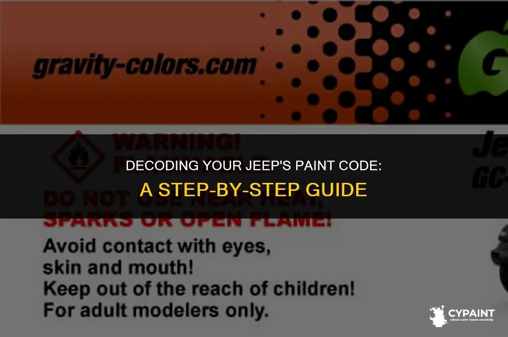 where do i find the paint code on my jeep