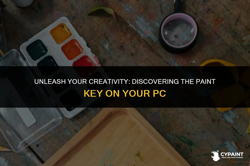 where do i find the paint key on my pc