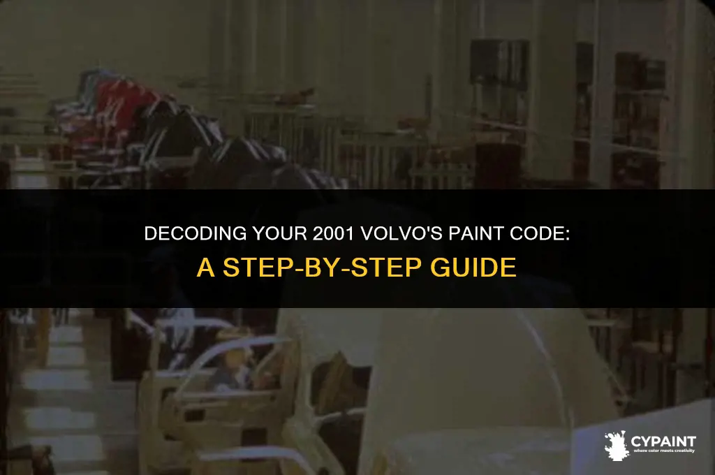 where do i locate paint code on my 2001 volvo