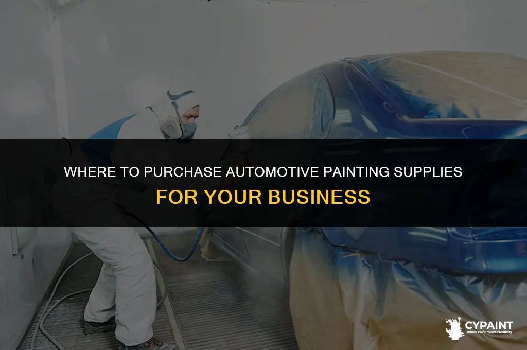 where do i purchase automotive painting supplies for my business