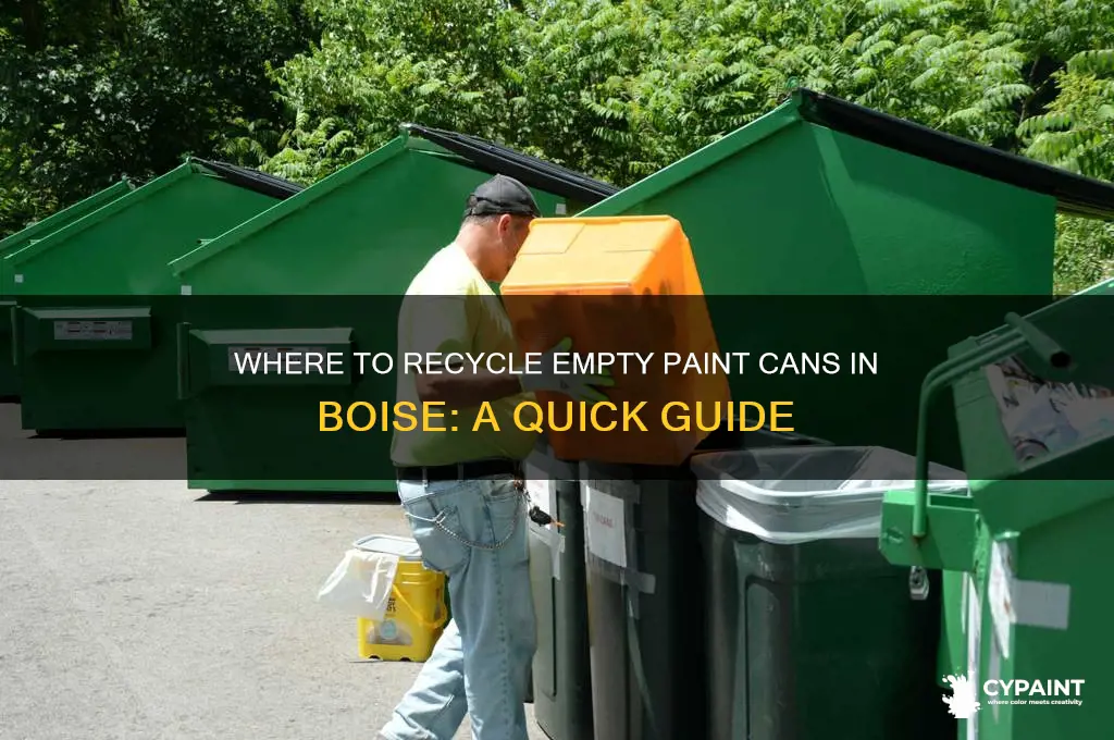 where do i take empty paint cans in boise