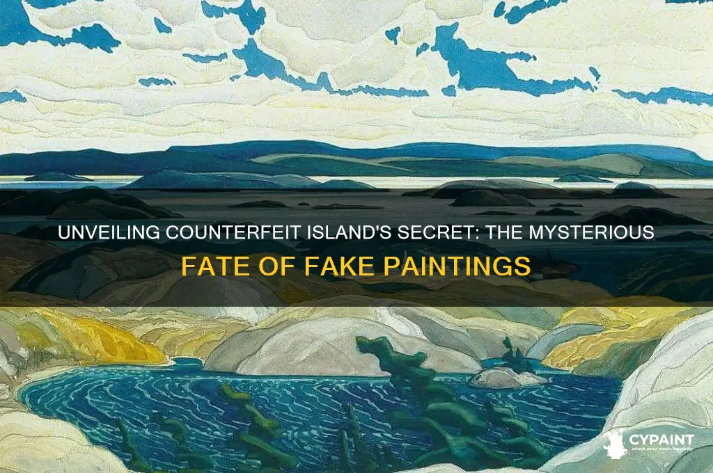 where do the paintings go on counterfeit island