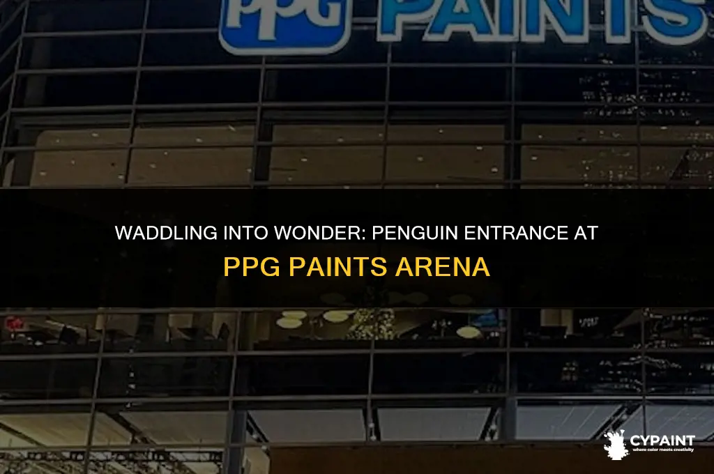 where do the penguins enter the ppg paints arena building