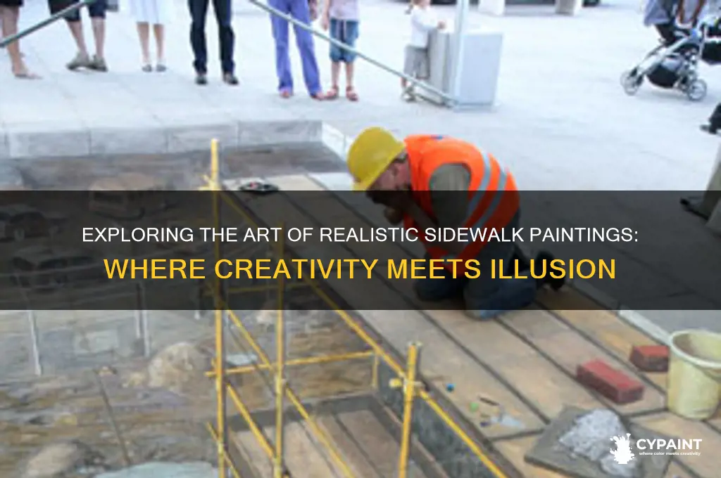 where do they sidewalk paintings that look real