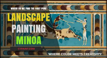 Unveiling the Origins: Minoa's First Pure Landscape Painting Discovered