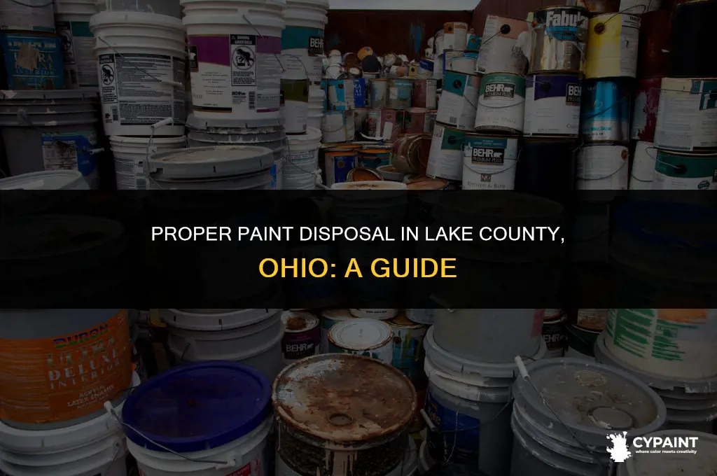 where do you dispose of paint in lake county ohio