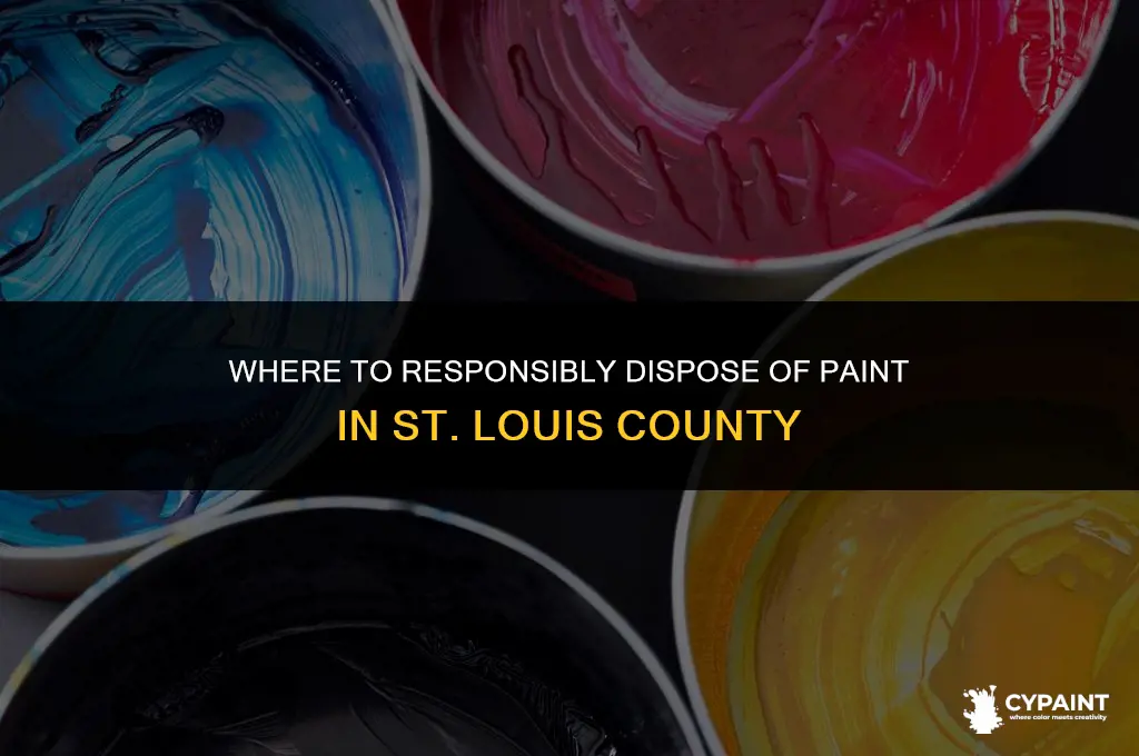 where do you drop of paint in st louis county