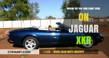 Locate Your Jaguar XKR Paint Code: A Quick Guide