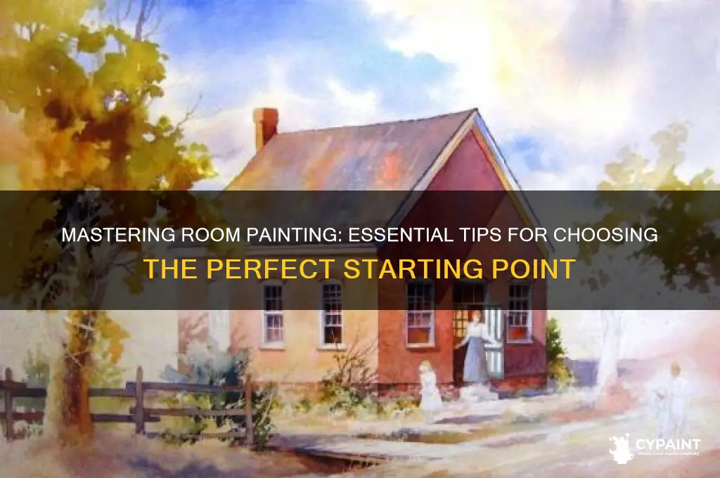 where do you start painting in a room