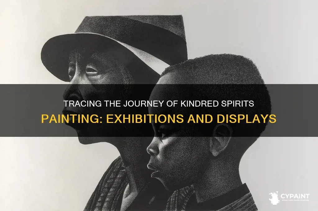 where has kindred spirits painting been on display