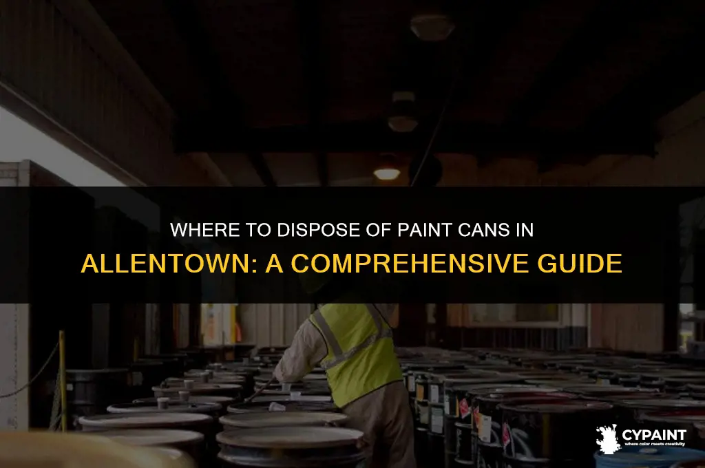 where in allentown paint can be thrown away