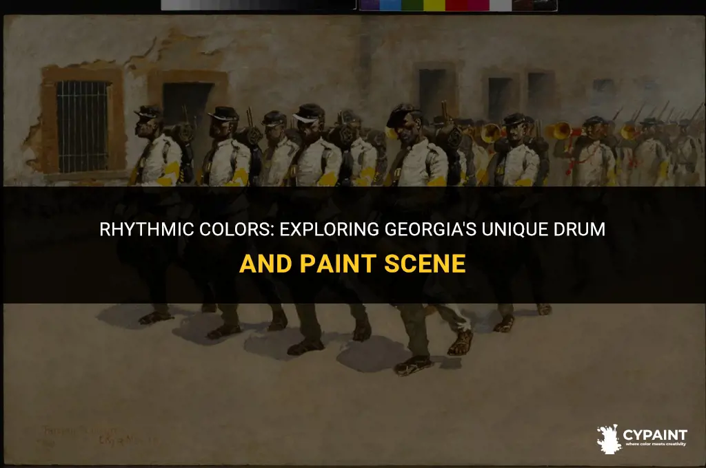 where in ga can you bang on drums with paint