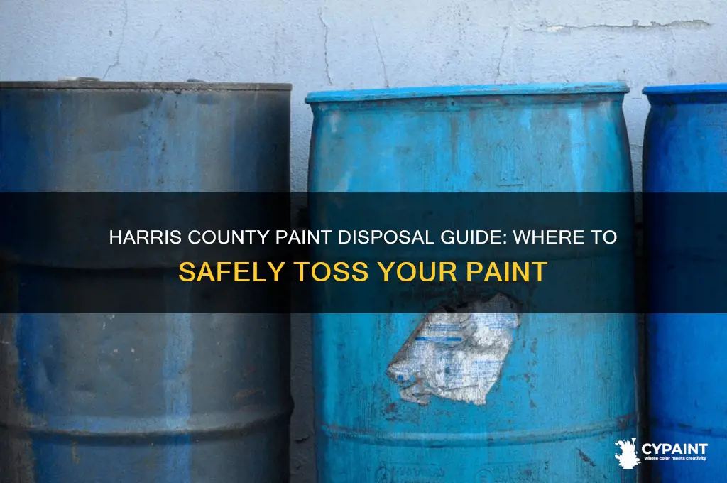 where in harris county can i dispose of paint