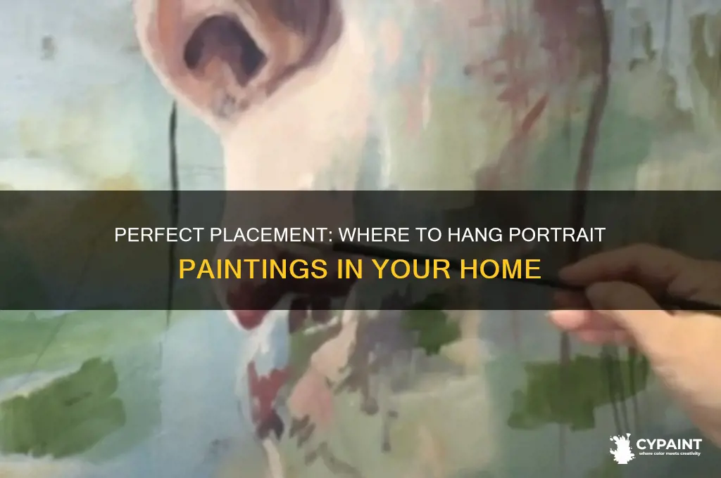 where in home should i hang portrait paintings