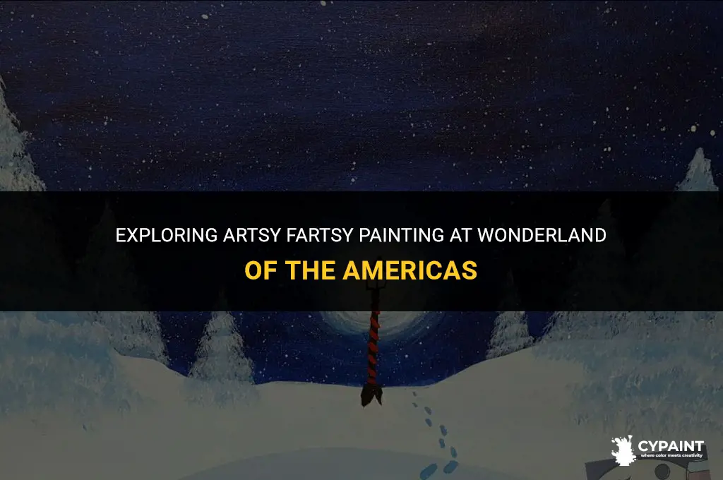 where is artsy fartsy painting at wonderland of the americas