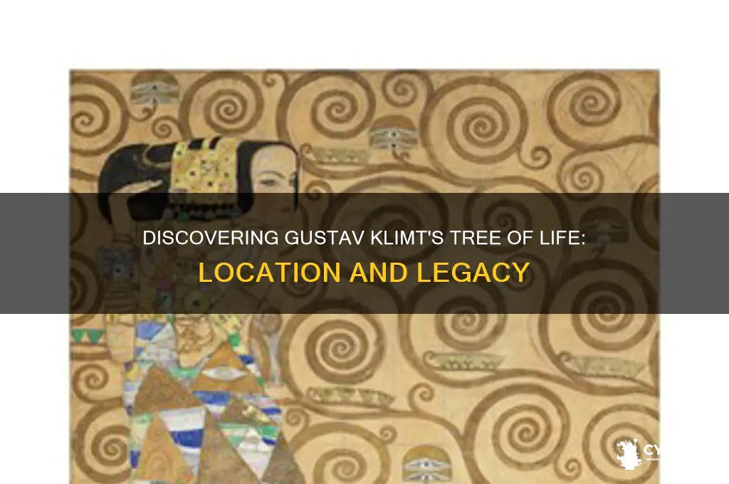 where is g klimt painting tree of life
