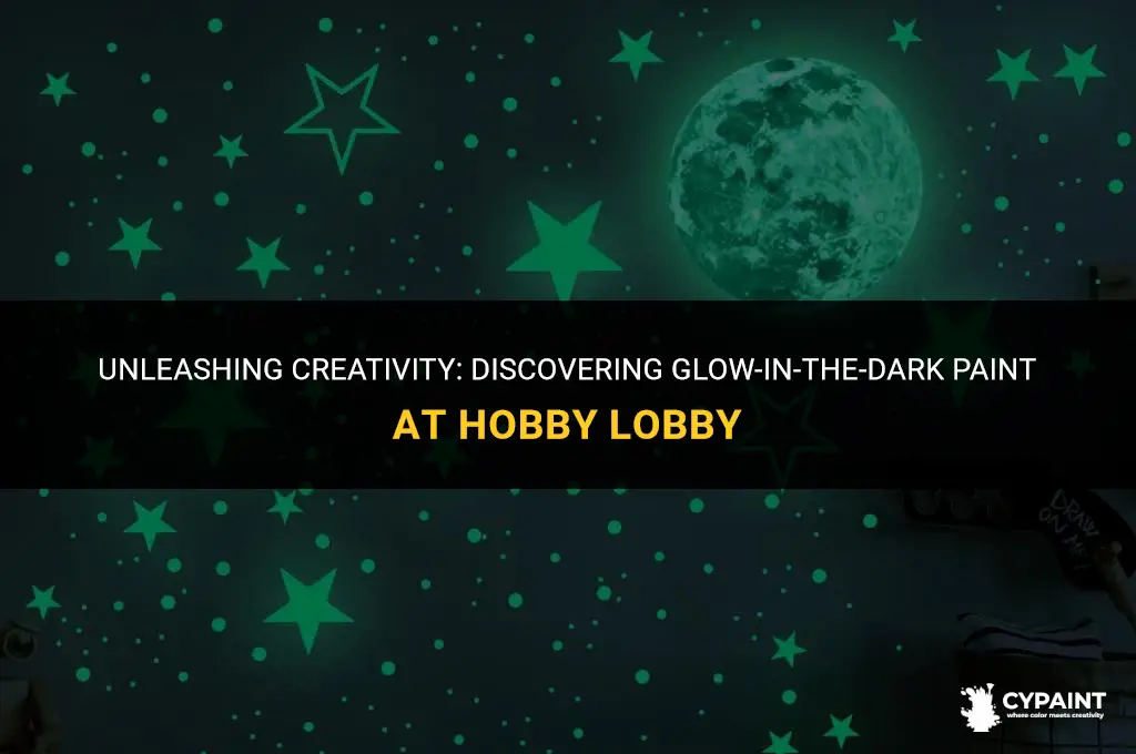 where is glow in the dark paint in hobby lobby