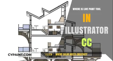 Finding the Live Paint Tool in Adobe Illustrator CC: A Quick Guide