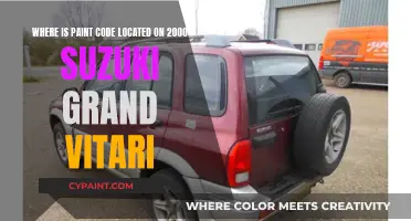 Unveiling the Paint Code Mystery: 2000 Suzuki Grand Vitara Edition