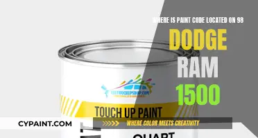 Decoding Your Dodge: Where to Find the Paint Code on a '98 Ram 1500