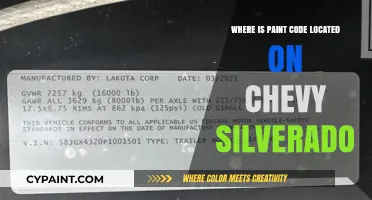 Finding Your Chevy Silverado's Paint Code: A Quick Guide