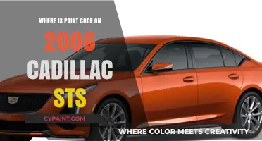 Locate Your 2006 Cadillac STS Paint Code: Quick Guide