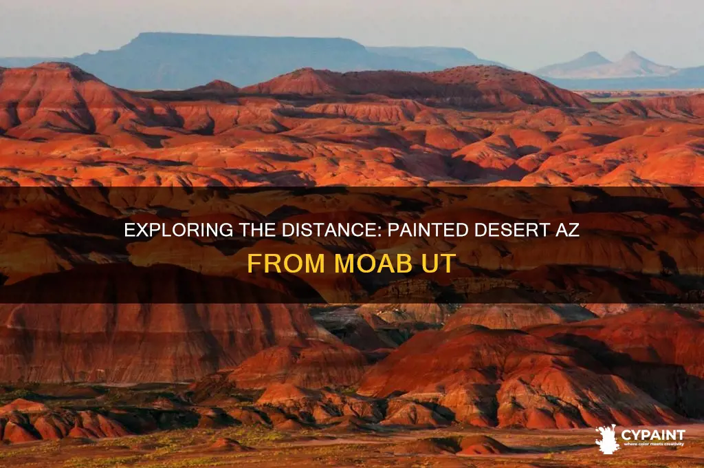 where is painted desert az from moah utah