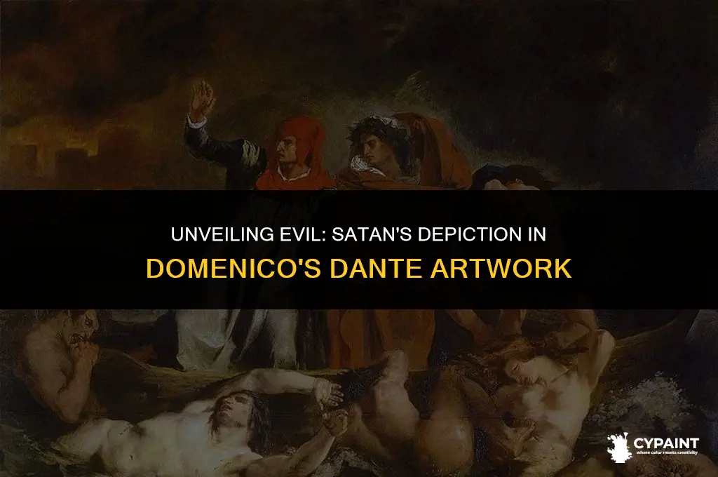 where is satan is the painting by domenico of dante
