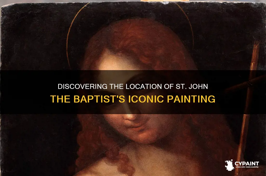 where is st john the baptist painting held at