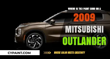 Decoding the Paint Code Mystery: 2009 Mitsubishi Outlander Edition