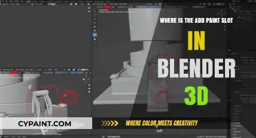 Finding the Add Paint Slot in Blender 3D: A Quick Guide