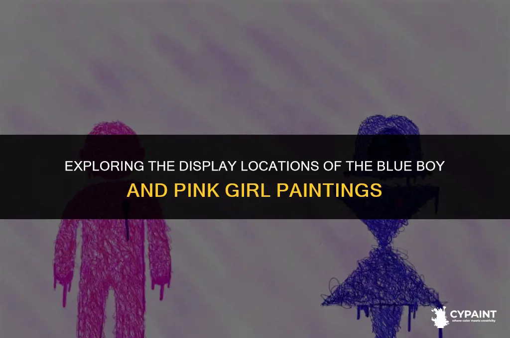 where is the blue boy and pink girl paintings displayed