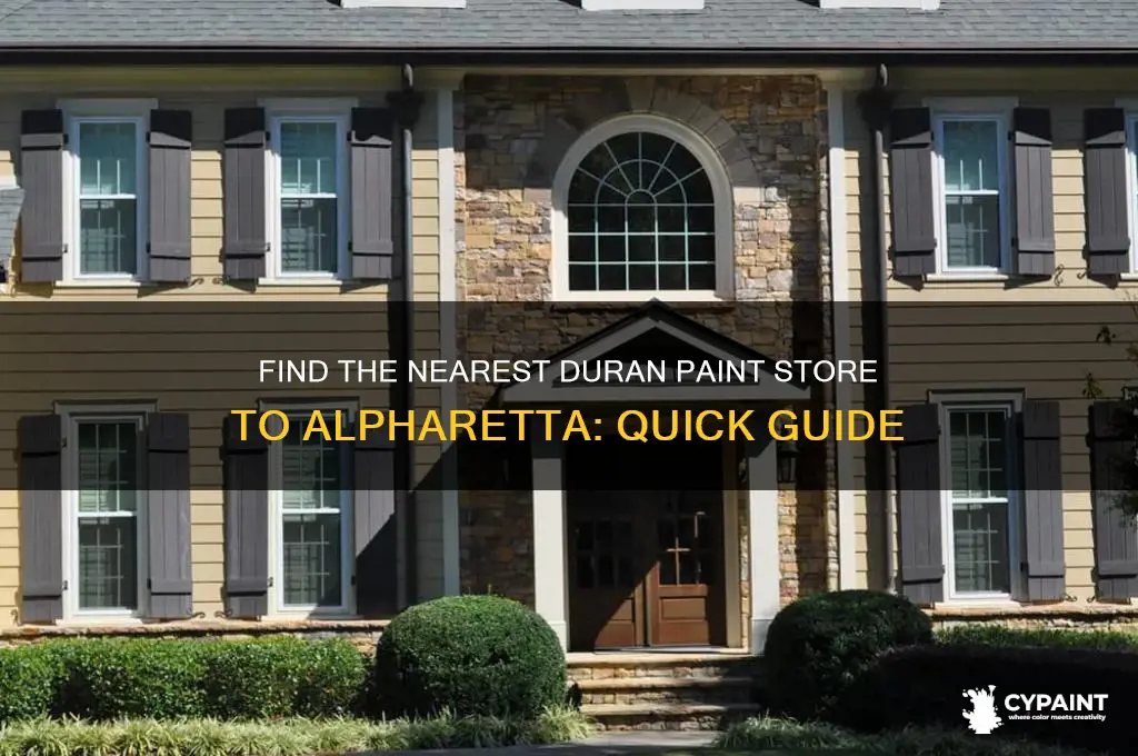 where is the closest duran paint store to alpharetta