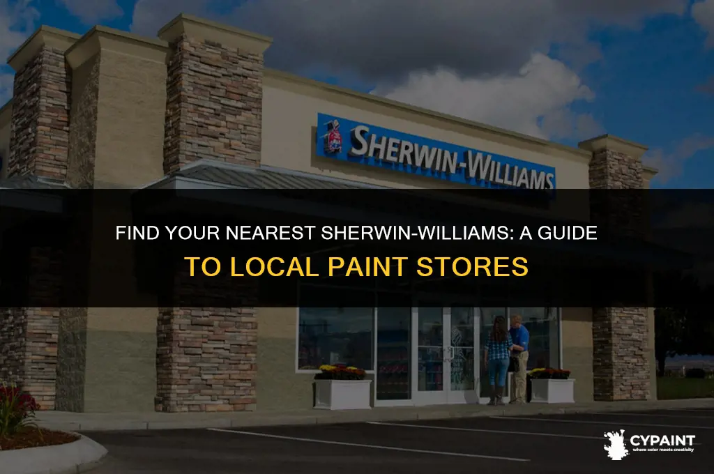 where is the closest sherwin williams paint store to me