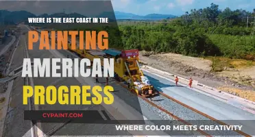 Exploring the East Coast's Depiction in 'American Progress' Painting