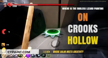 Discovering the Endless Lizard Painting at Crooks Hollow Location