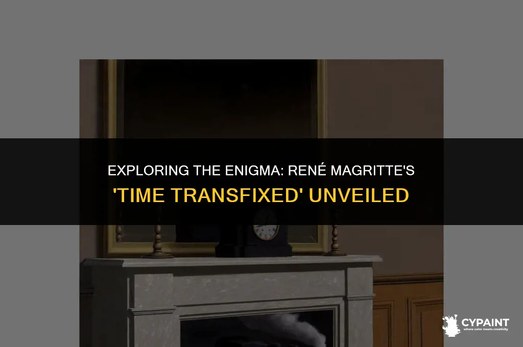 where is the famous painting time transfixed by rene magritte