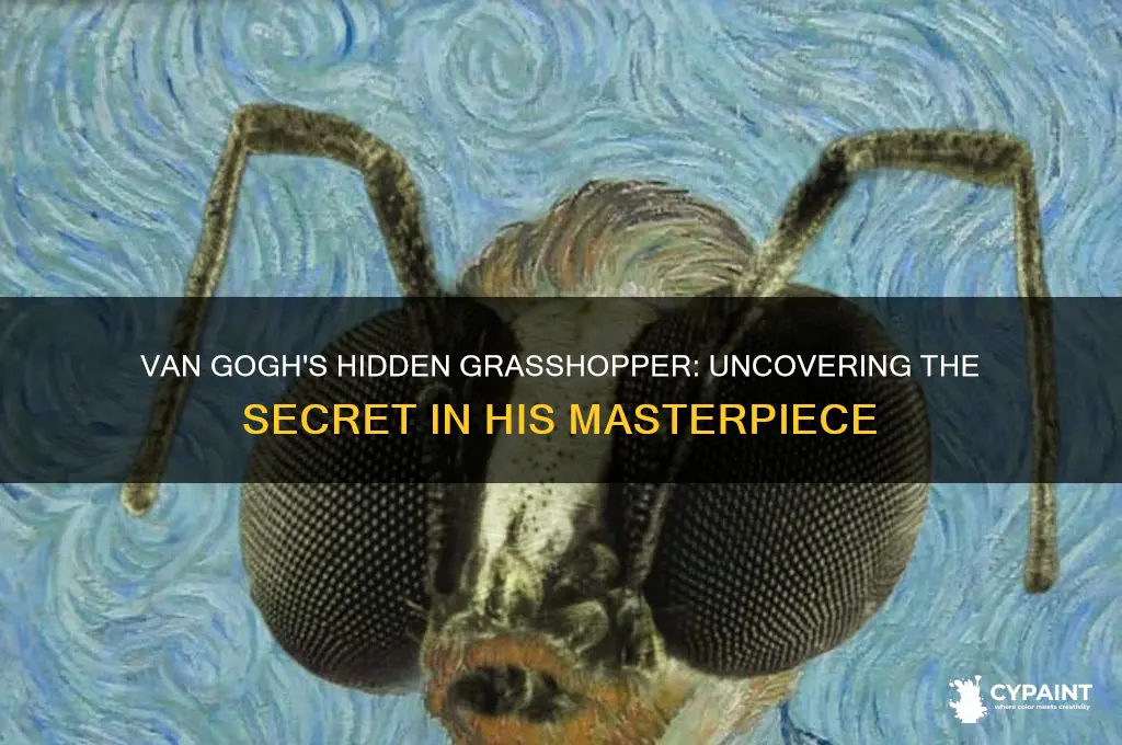 where is the grasshopper in van gogh painting