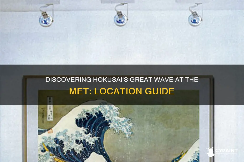 where is the great wave painting in the met