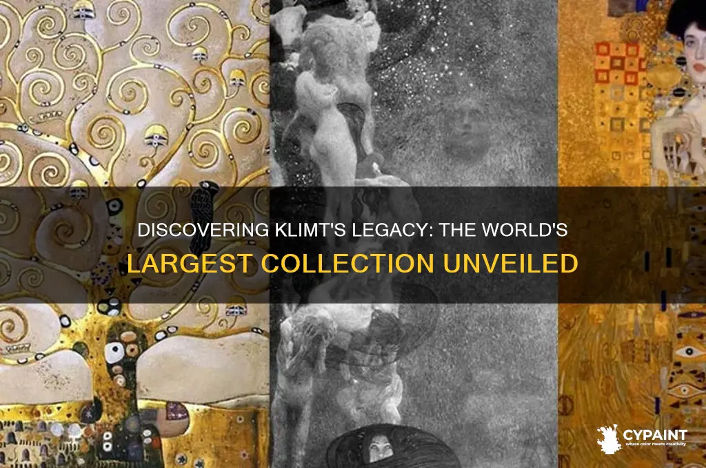 where is the largest collection of klimpt paintings