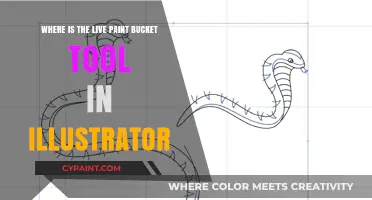 Finding the Live Paint Bucket Tool in Adobe Illustrator: A Quick Guide