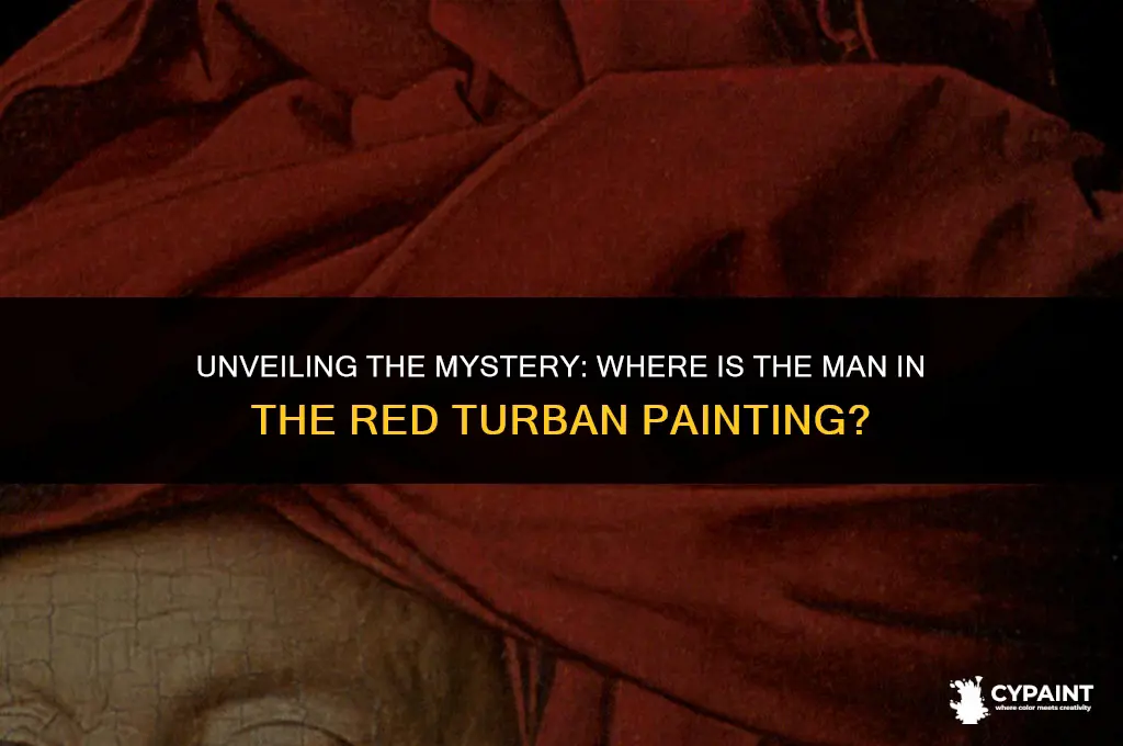 where is the man in the red turban painting located